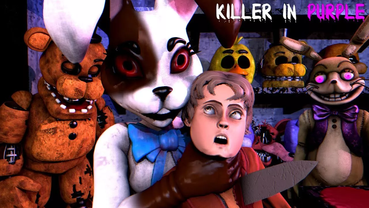 Killer in Purple на Андроид скачать FNAF бесплатно меню